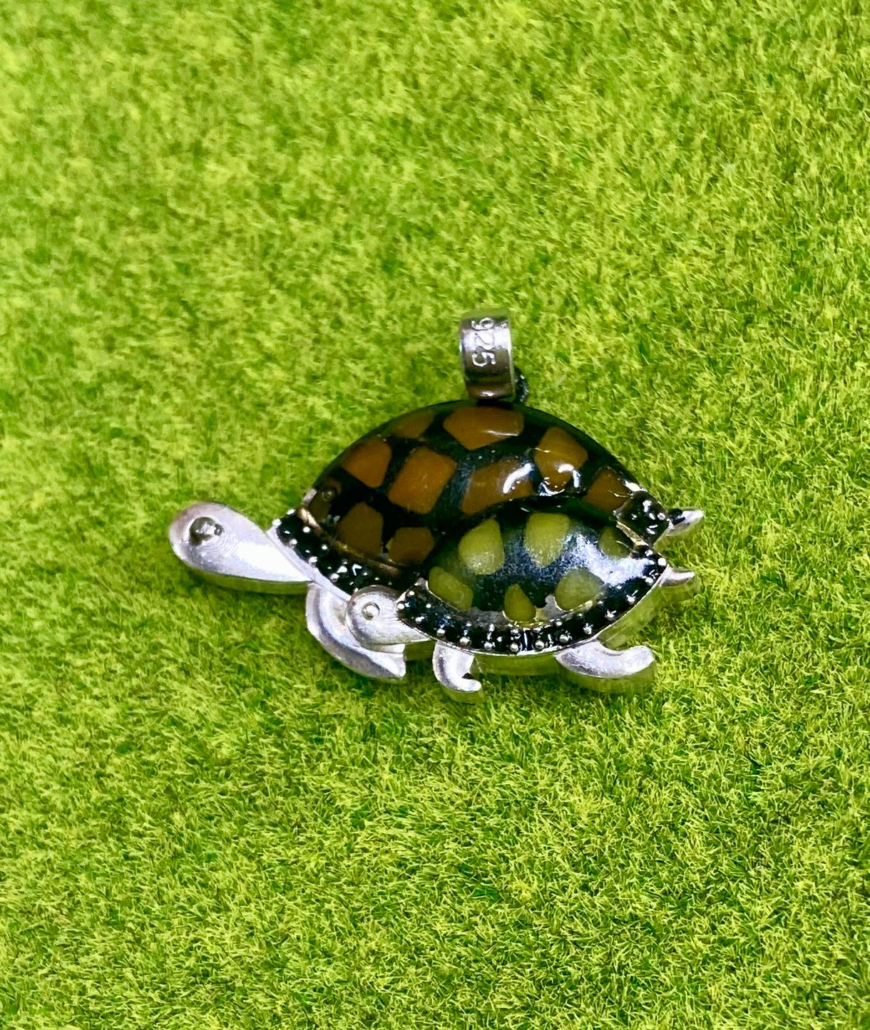 陸亀親子ペンダントヘッド　２ | 2枚目